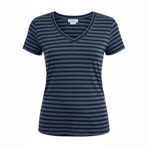 Chaus Striped V Neck T Shirt